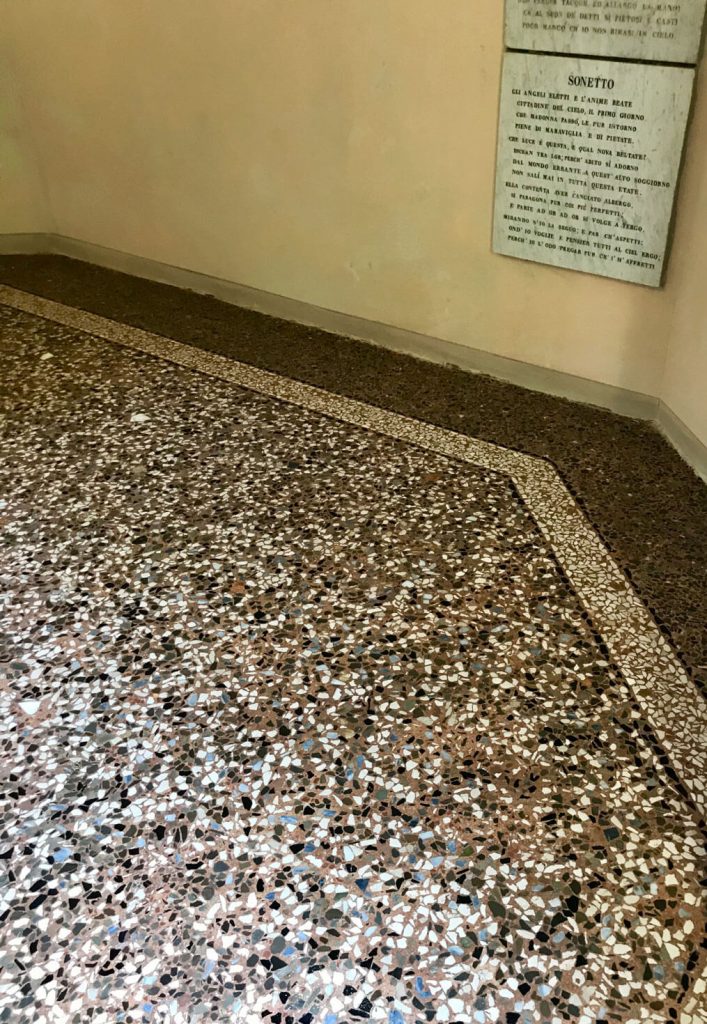 conservazione e manutenzione pavimento alla veneziana in edifici storici